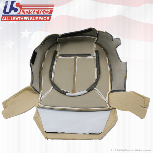 2015 2016 Ford F350 Lariat Driver Side Bottom Perforated Leather Seat Cover TAN