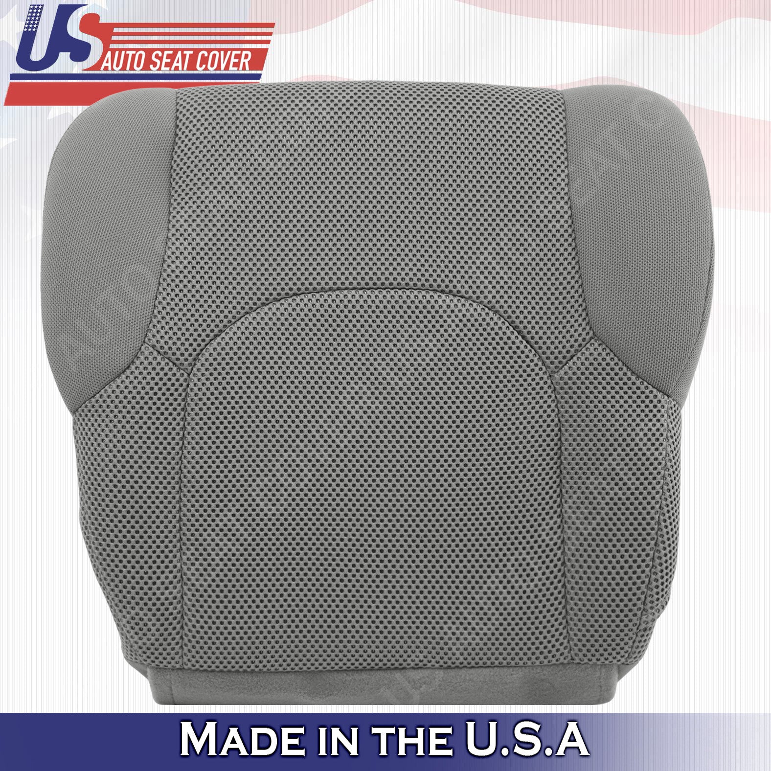 For Front Driver or Passenger Lower Seat covers Gray Cloth Fits Nissan Frontier