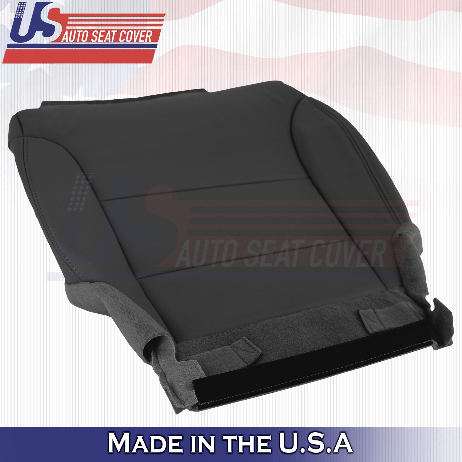 2012 to 2016 For Honda CR-V Front DRIVER Bottom Genuine Leather Seat Cover Black