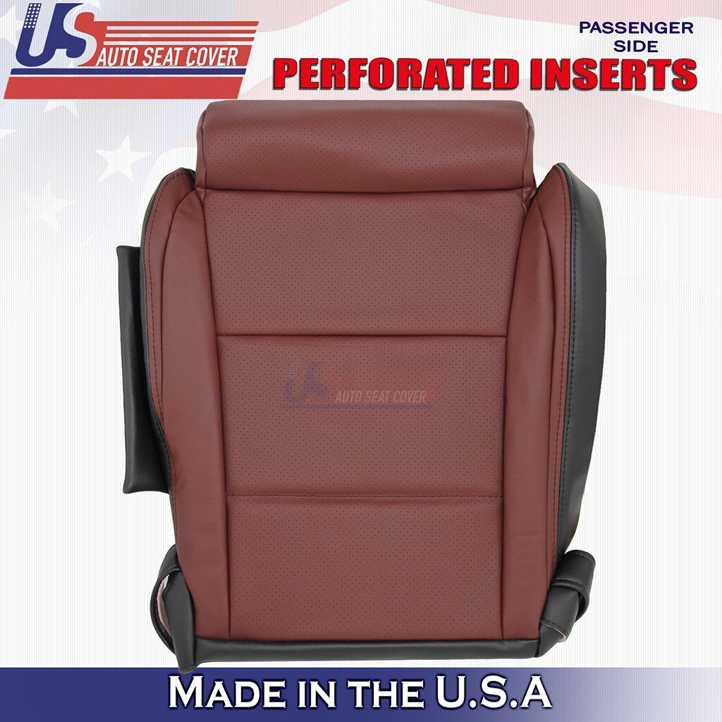 2013-2016 Fit Lexus GS350 F-Sport Passenger Bottom Leather Cover Red/Black
