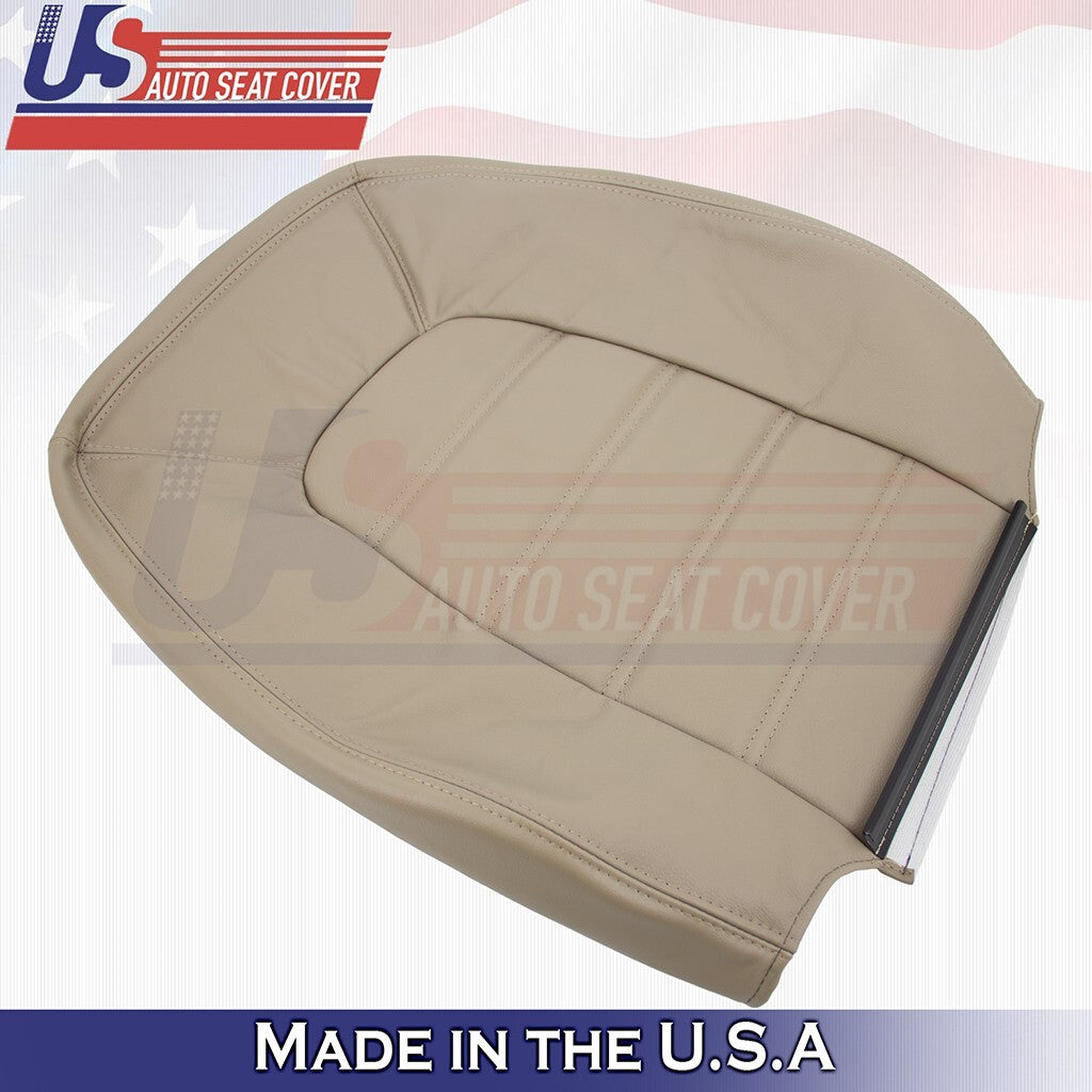2002-2005 Ford Explorer XLT Driver Passenger Top & Bottom Leather Seat Cover Tan
