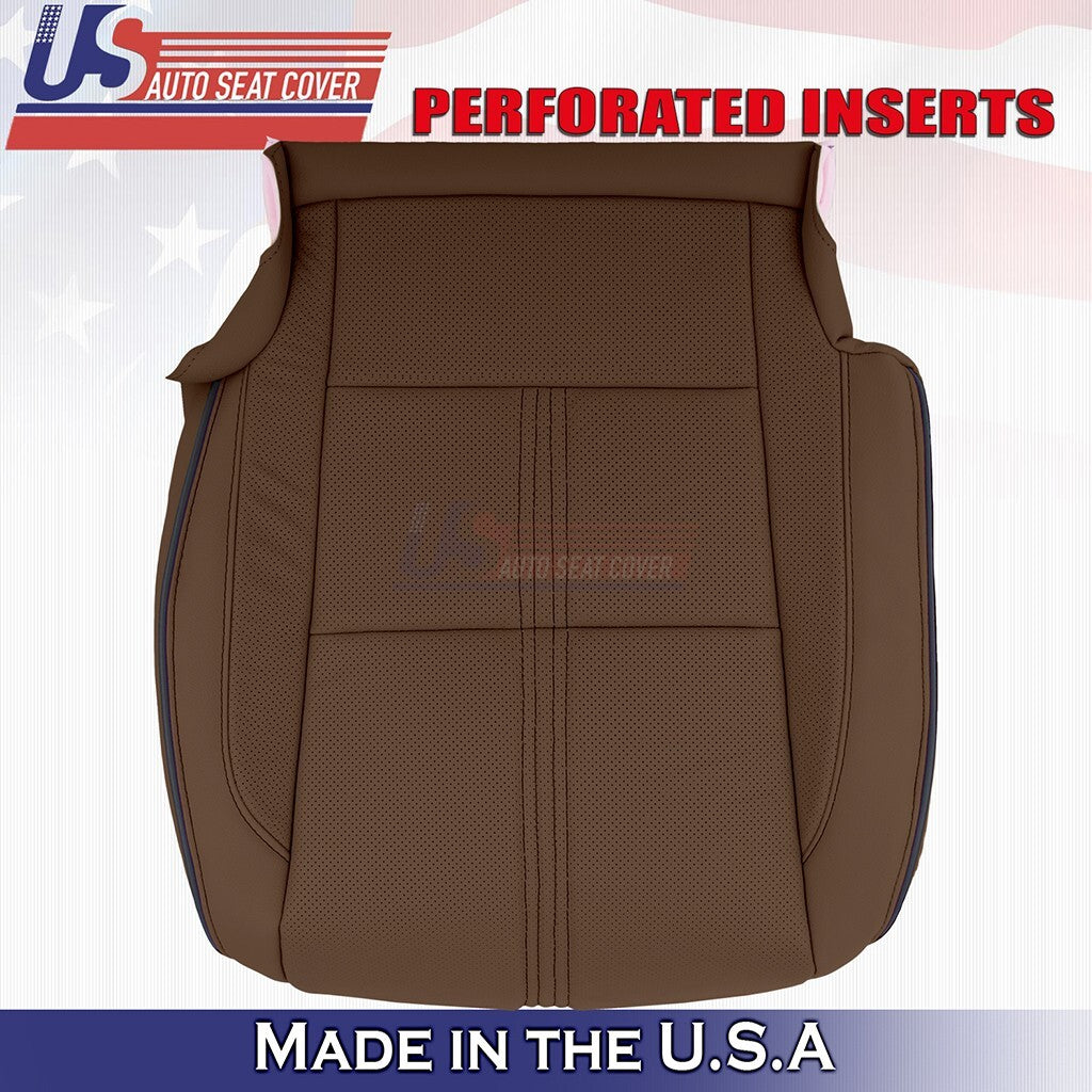 2017 to 2020 Fits Acura MDX Driver&Passenger Bottoms w/ Perf Leather Cover Brown