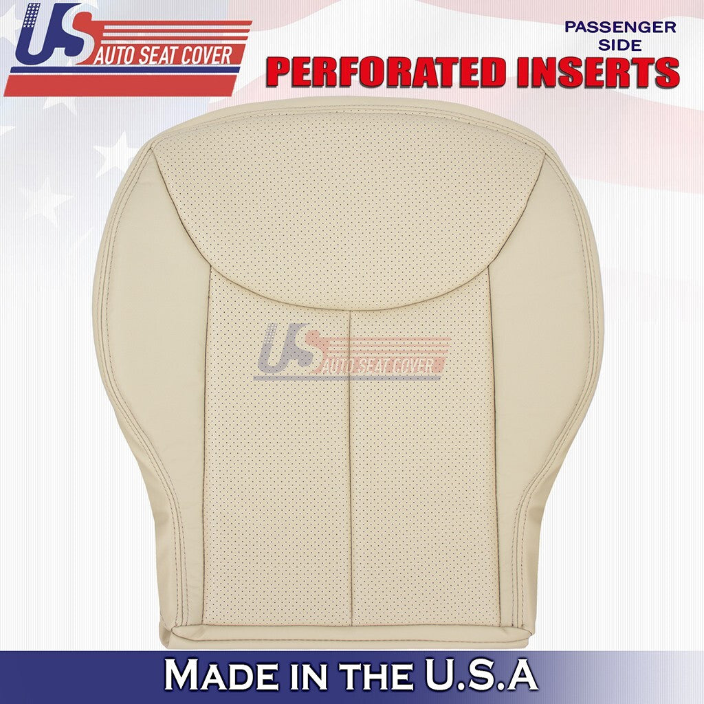 2003 to 2007 For Mercedes BenzSL65 Passenger Bottom Perforated Leather Cover Tan