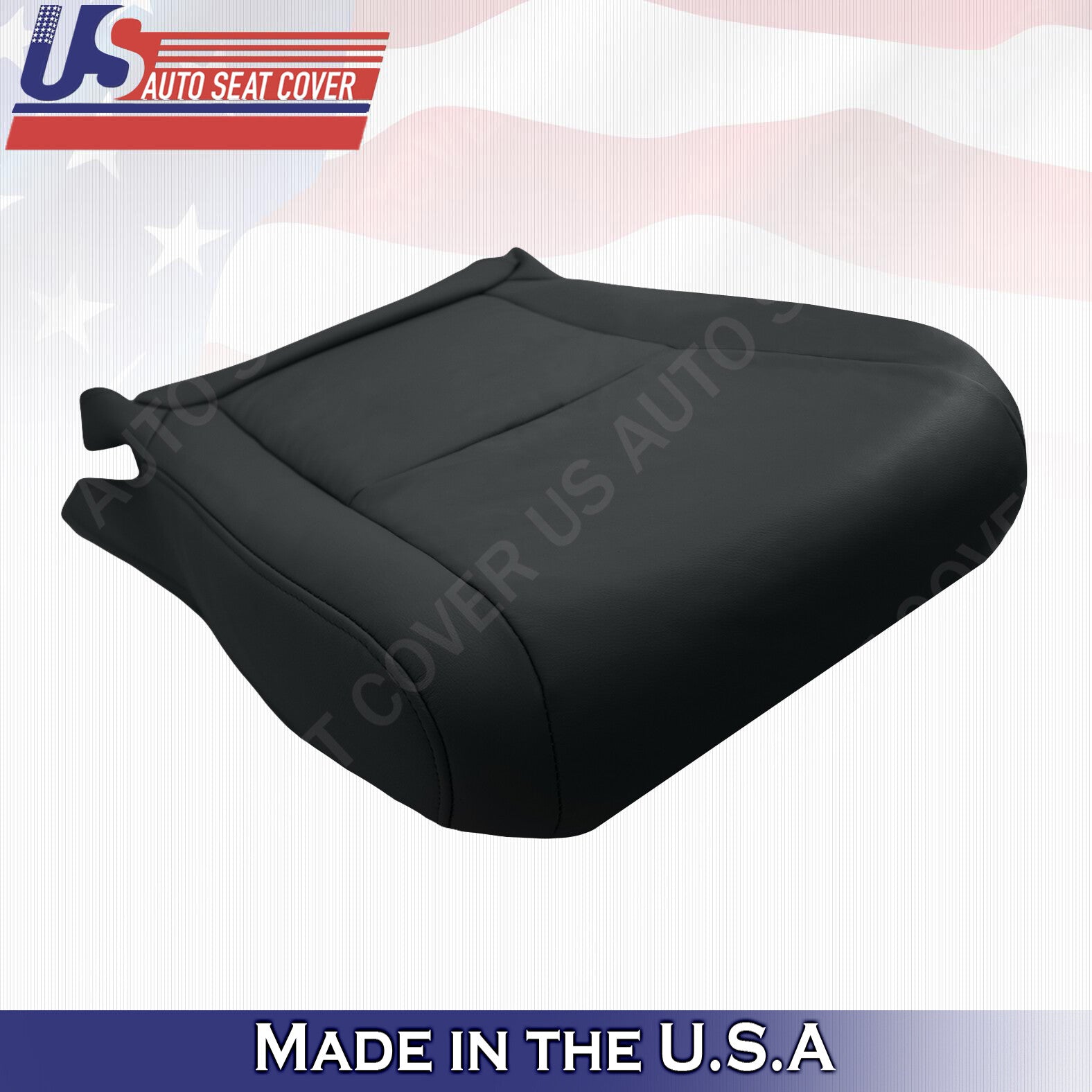 Fits For Toyota Highlander 2008 to 2013 Driver Bottom Leather Seat Cover Black