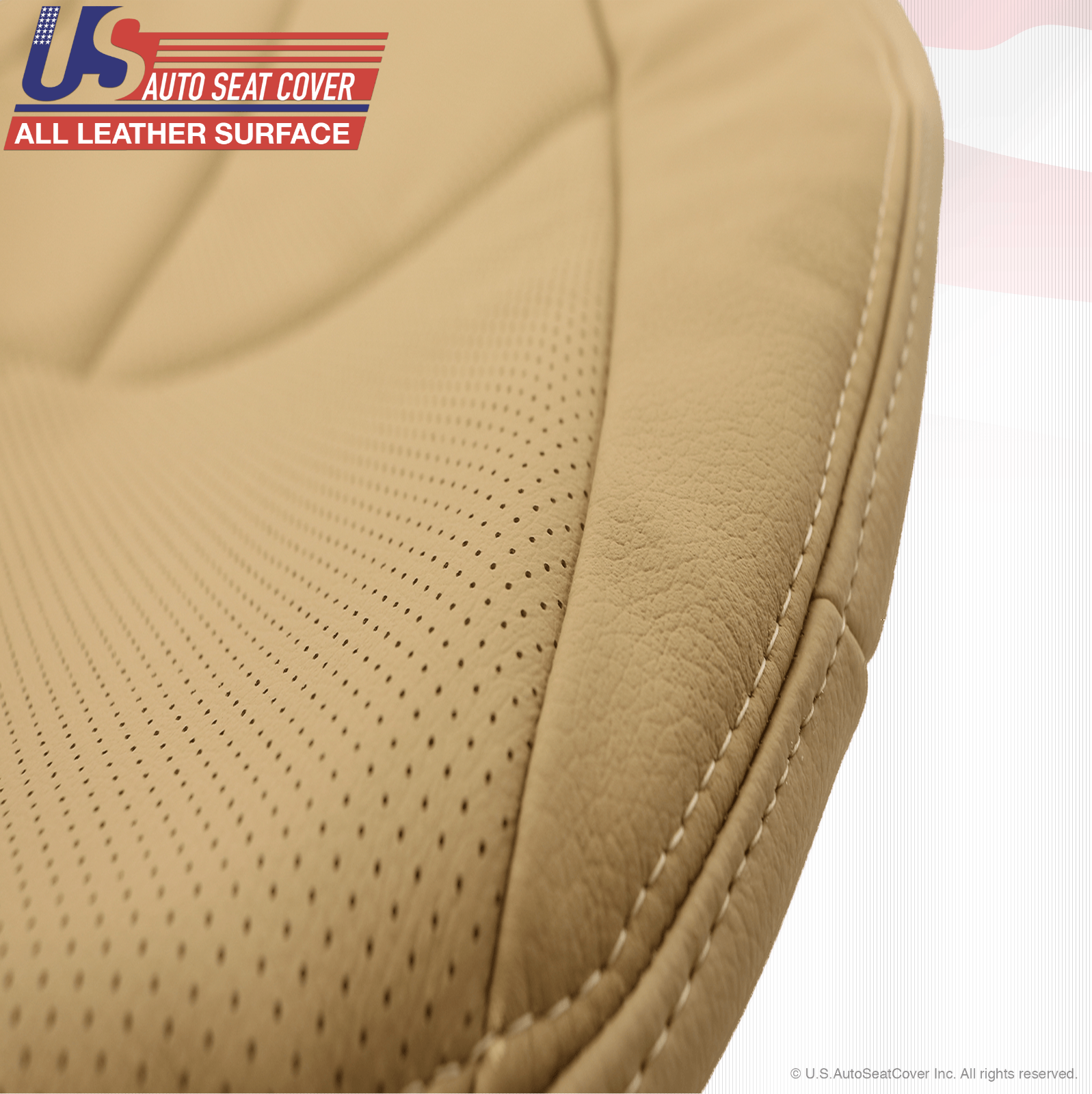 Driver Bottom Cover Leather Light Tan 2003 to 2009 Fits Mercedes Benz E300 E320