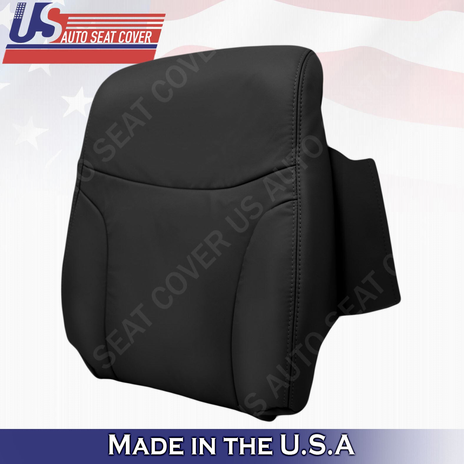 For 2002 2003 2004 2005 2006 Lexus ES300 Front Top & Bottom Leather Cover Black