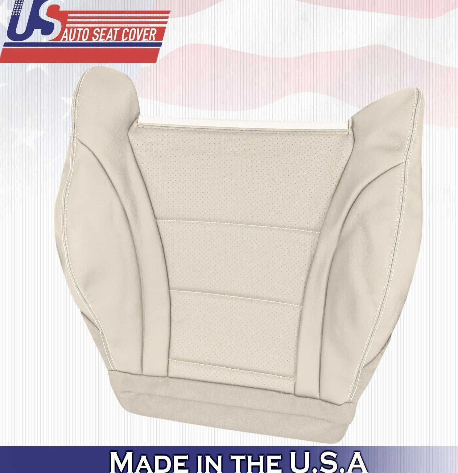 2018 2019 For Mercedes Benz GLC Class Driver Side Bottom Leather Seat Cover Tan