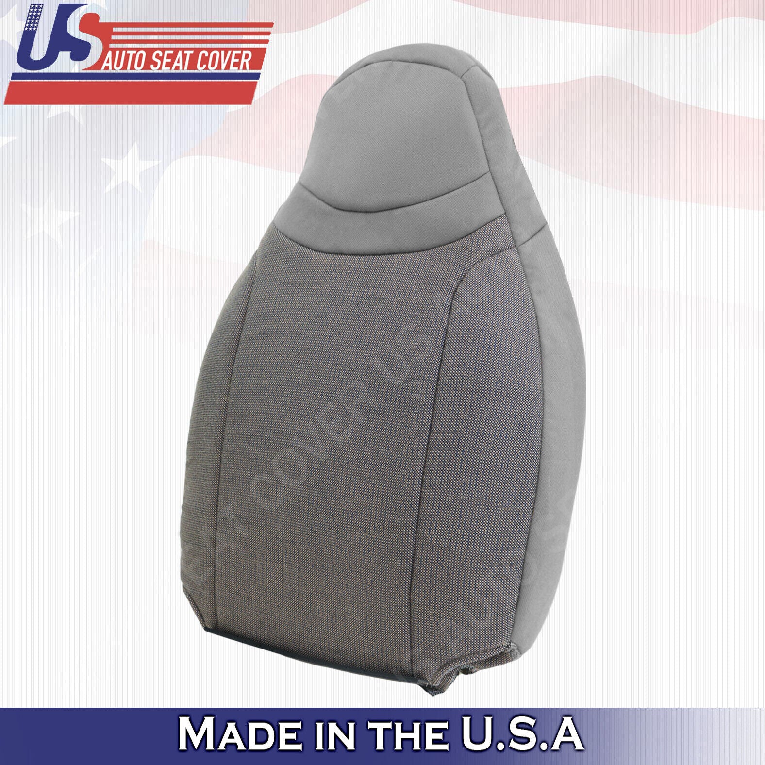 2000 to 2002 Fits Ford Ranger XL XLT Passenger top cloth Seat cover in Gray