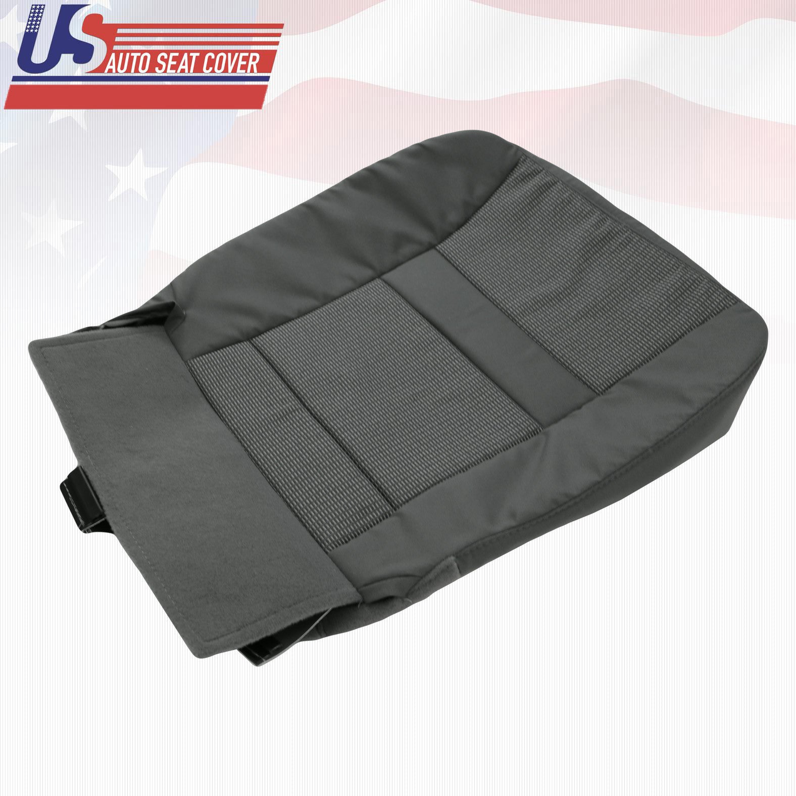 Driver Bottom Cloth Seat Cover slate Gray 2006 to 2010 For Dodge Ram 2500 3500