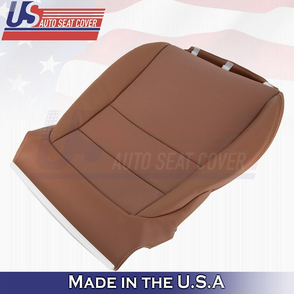 2010 to 2013 For Acura MDX Driver Side Bottom Leather Seat Cover Brown