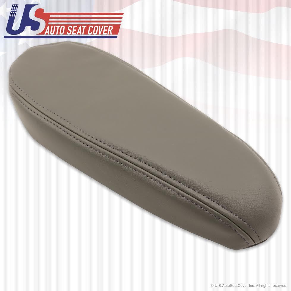 2002 to 2007 Ford F250 F350 Lariat Armrest Cover Flint Gray leather