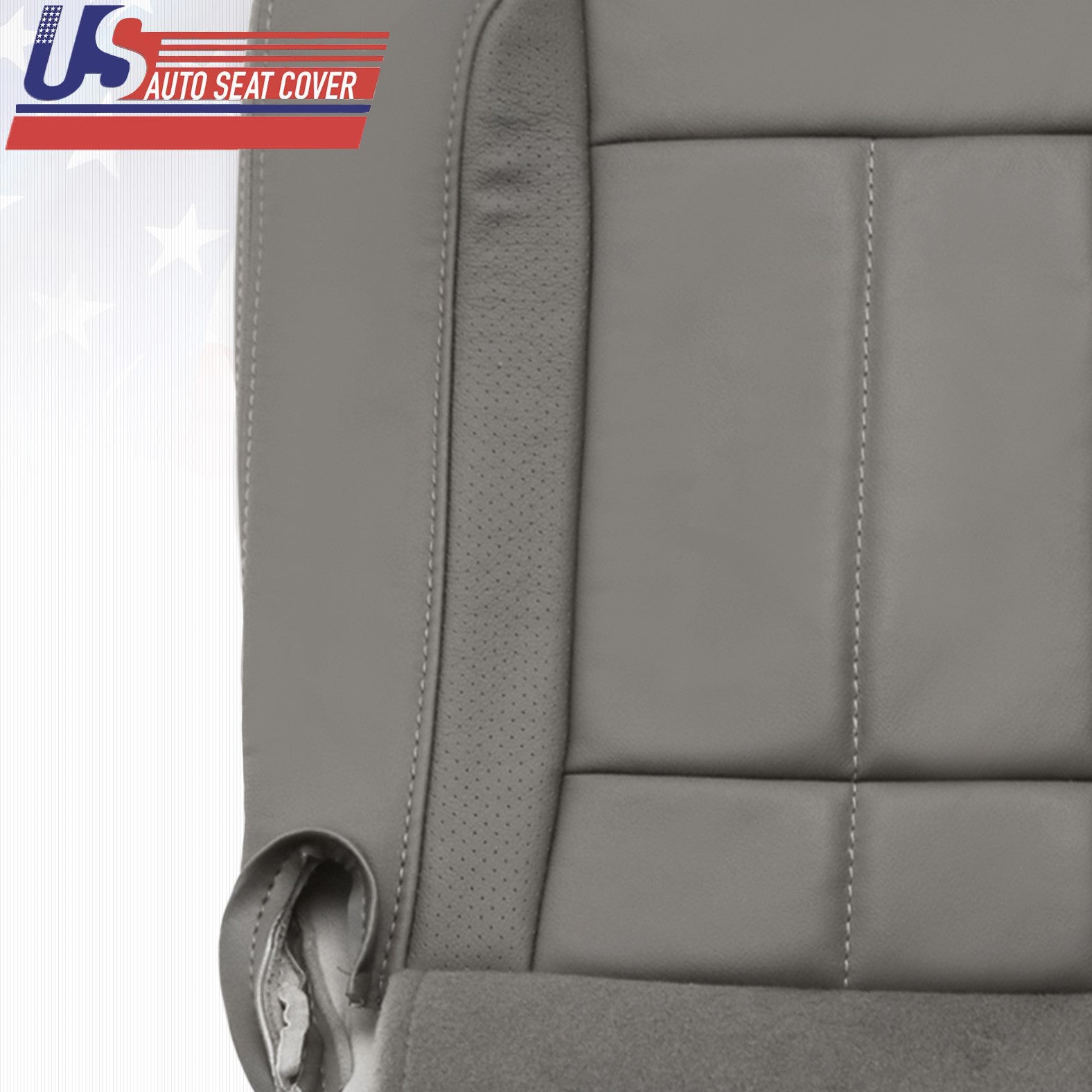 2006 to 2009 Fits Dodge Ram Laramie Driver Bott20om Leather Seat Cover Khaki Tan