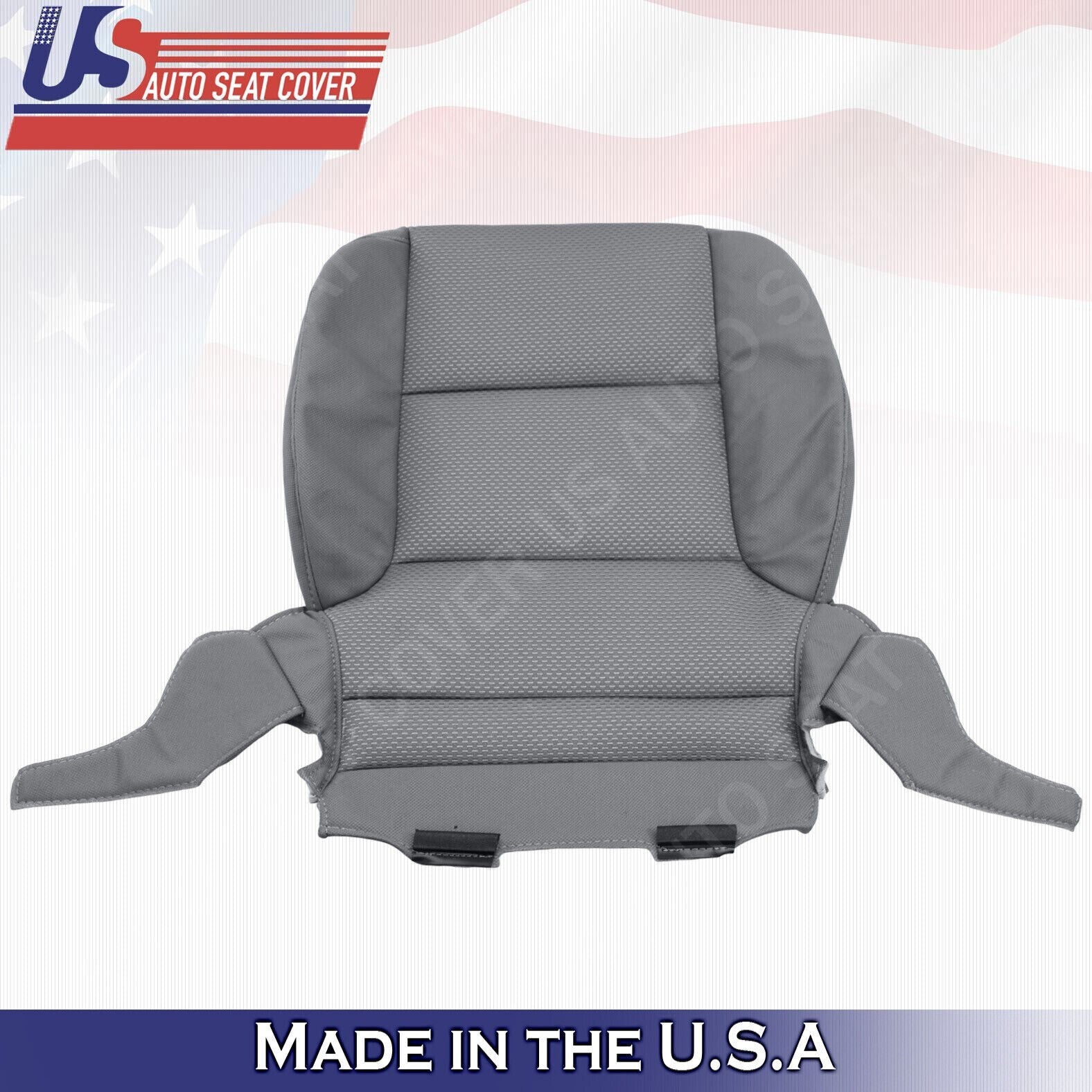 2017 2018 For Chevy Silverado 2500 3500 Passenger Top & Bottom Cloth Covers Gray