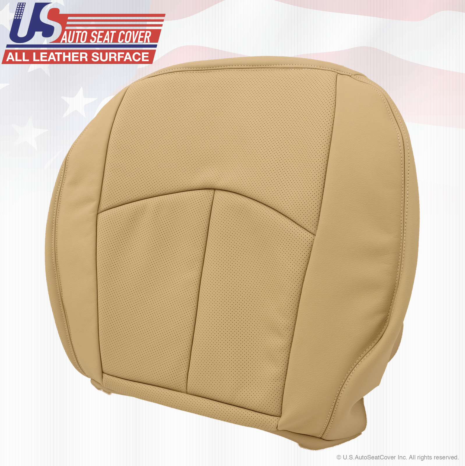 2003 to 2009 Fits Mercedes Benz E500 E550 Driver Bottom Seat Cover Light Tan