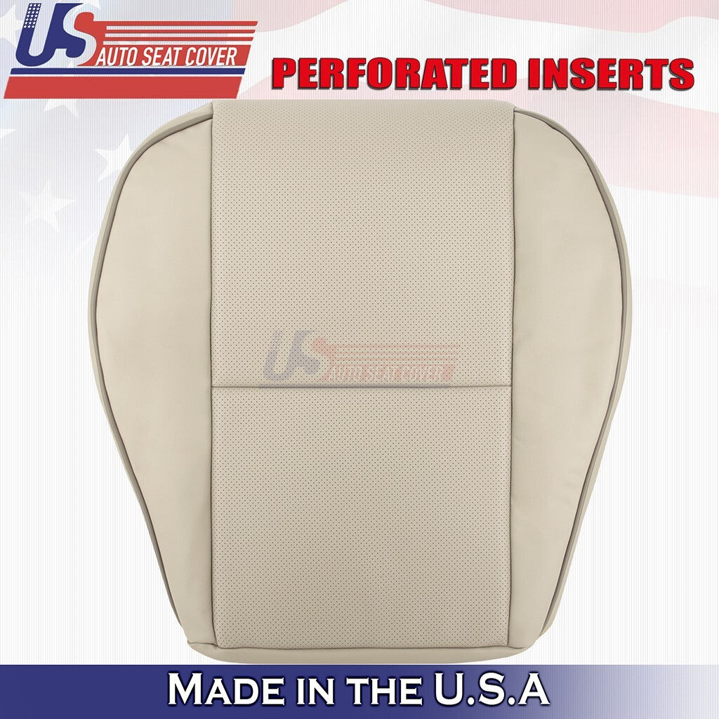 2001 to 2005 For Lexus IS300 Driver & Passenger Bottoms Perf Leather Cover Tan