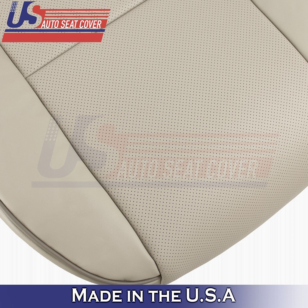 2001 to 2005 For Lexus IS300 Driver Top & Bottom Perf Leather Seat Covers Tan