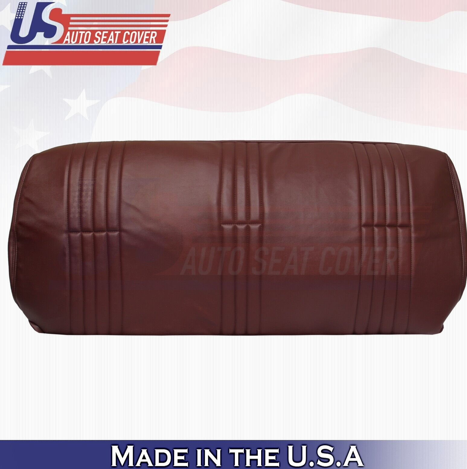 1996 For GMC Sierra C/K 1500 2500 3500 Front Top Bench Vinyl Seat Cover Red