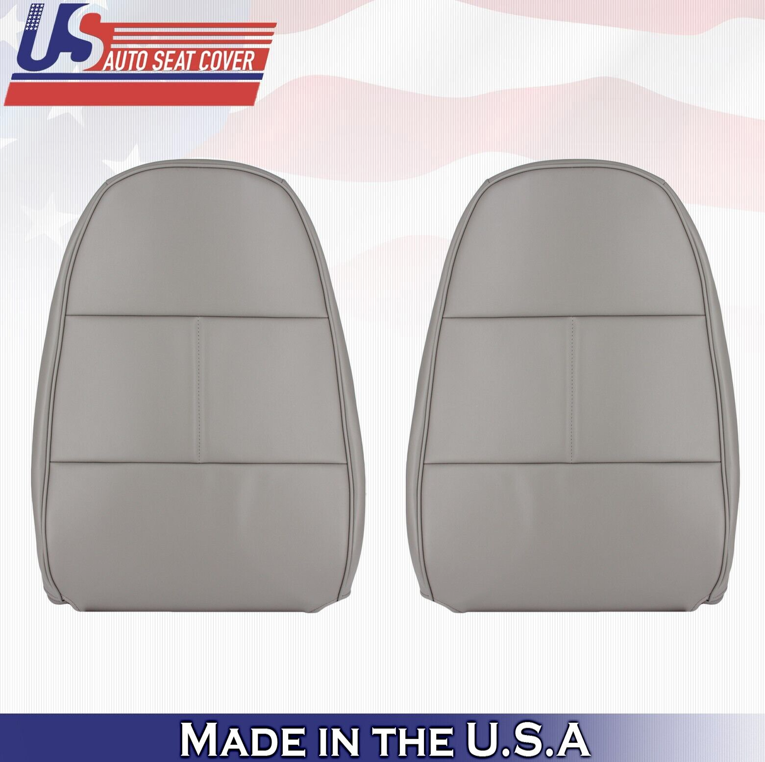1992 to 1999 For Ford E350 Econoline van Driver Passenger Top Vinyl Covers Gray