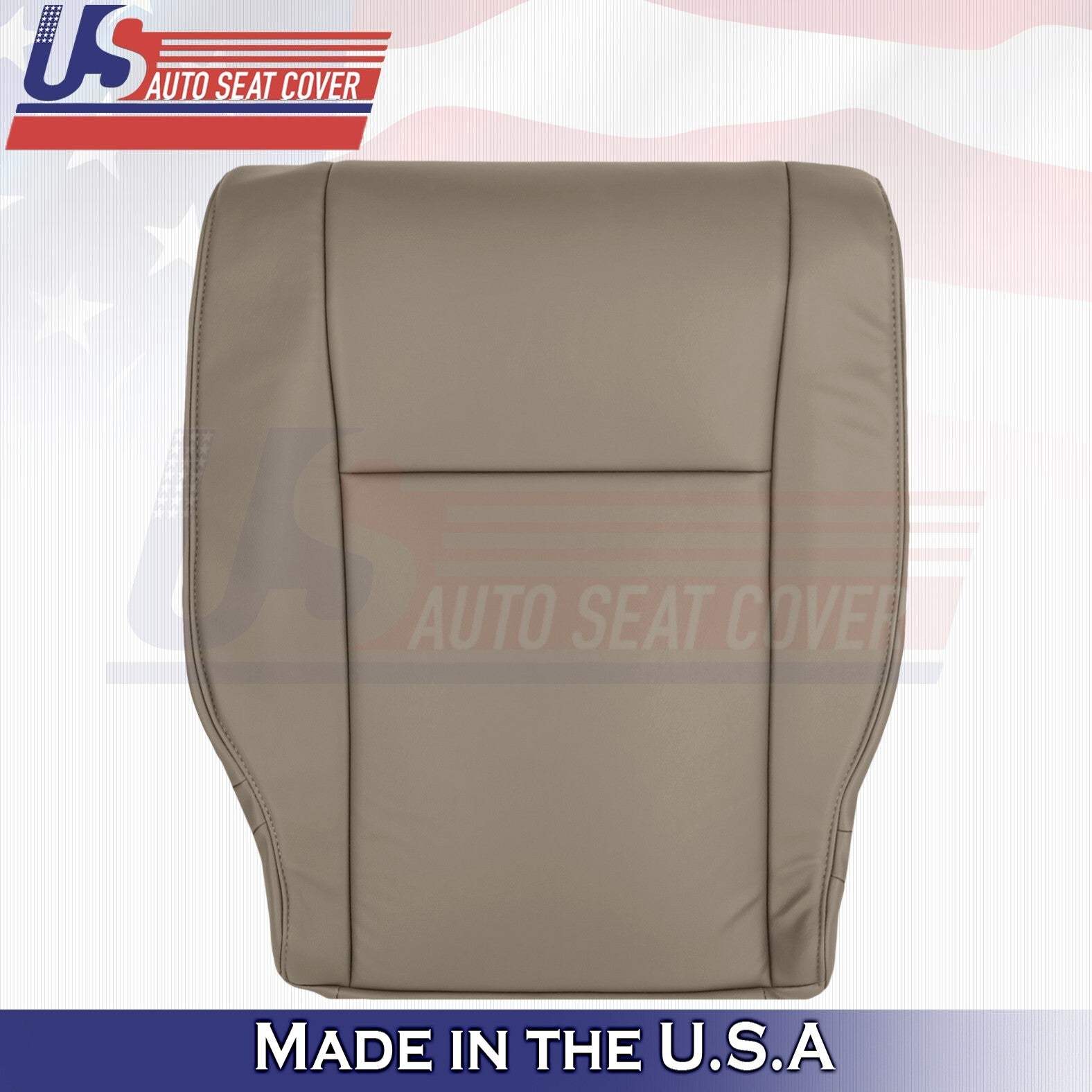 2007-2010 Fits Toyota Tundra RearDriver&Passenger Bottoms&Tops Leather Cover Tan