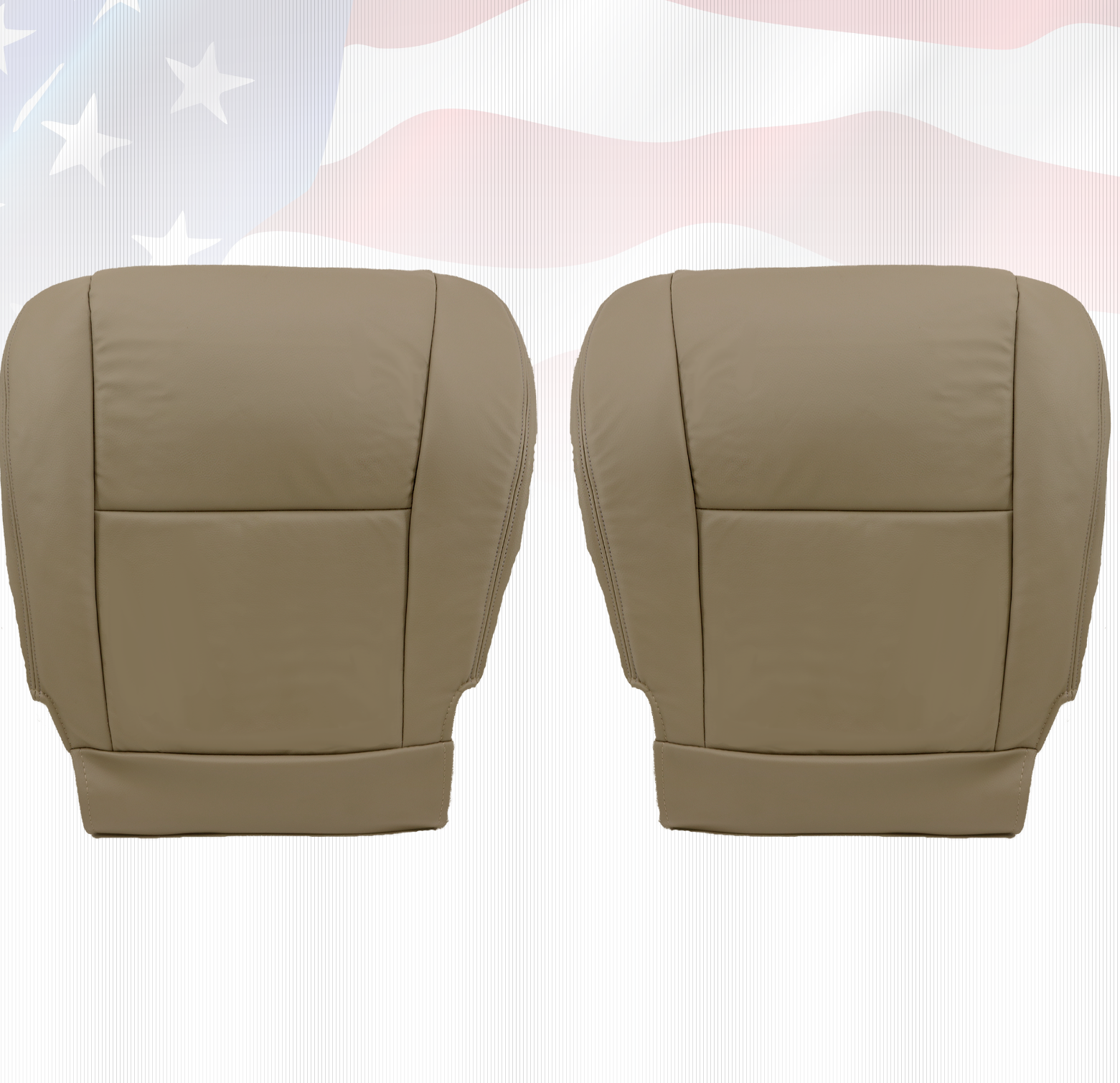 Toyota Driver Passenger Bottom Vinyl Seat Cover Tan Fits 2005 2006 2007 Sequoia