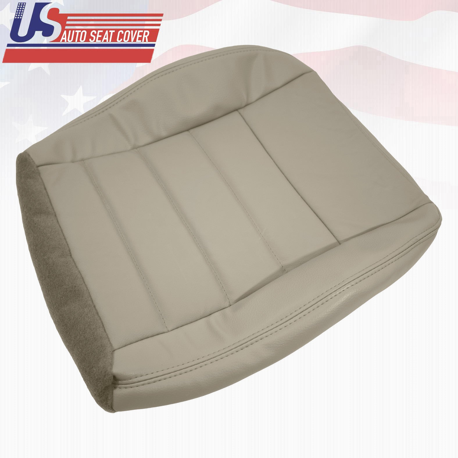 2006 Fits Dodge Charger R/T SE SXT Driver Bottom  Leather Seat Cover Gray