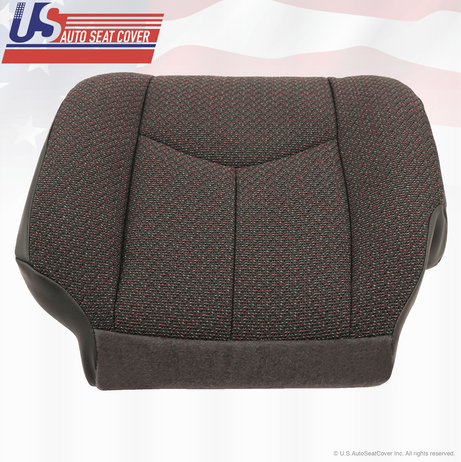 2005 GMC Sierra 2500 2500HD Front Driver Side Bottom Dark Gray Cloth Seat Cover