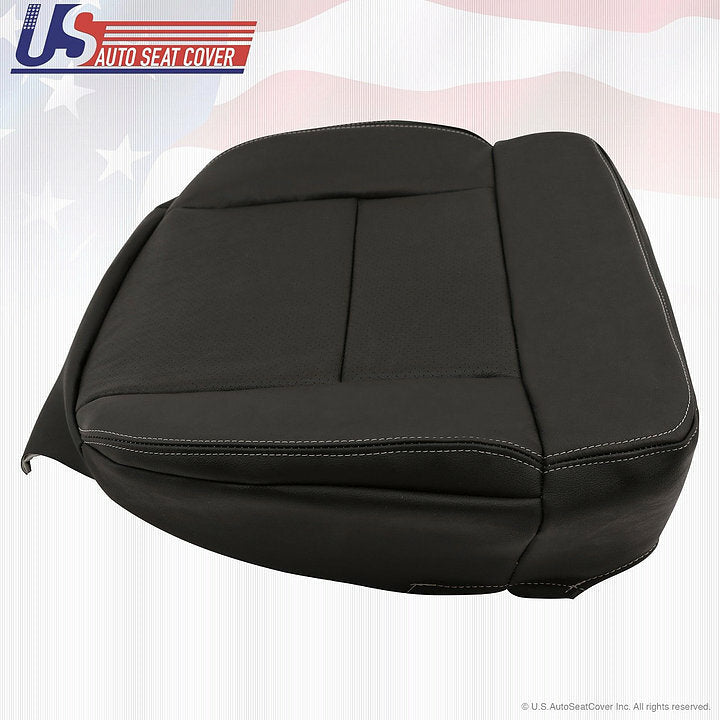 2007 2008 Ford F-150 Lariat FX 4 XLT FX 2 Driver Bottom Leather Seat-Cover Black