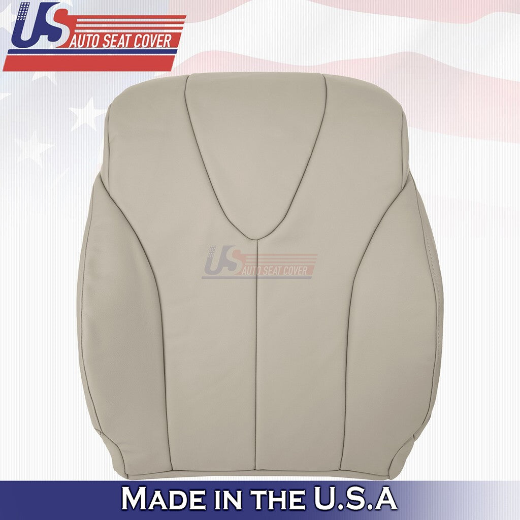 2007 to 2011 Fits Toyota Camry Driver Bottom & Top Leather Seat Cover Tan