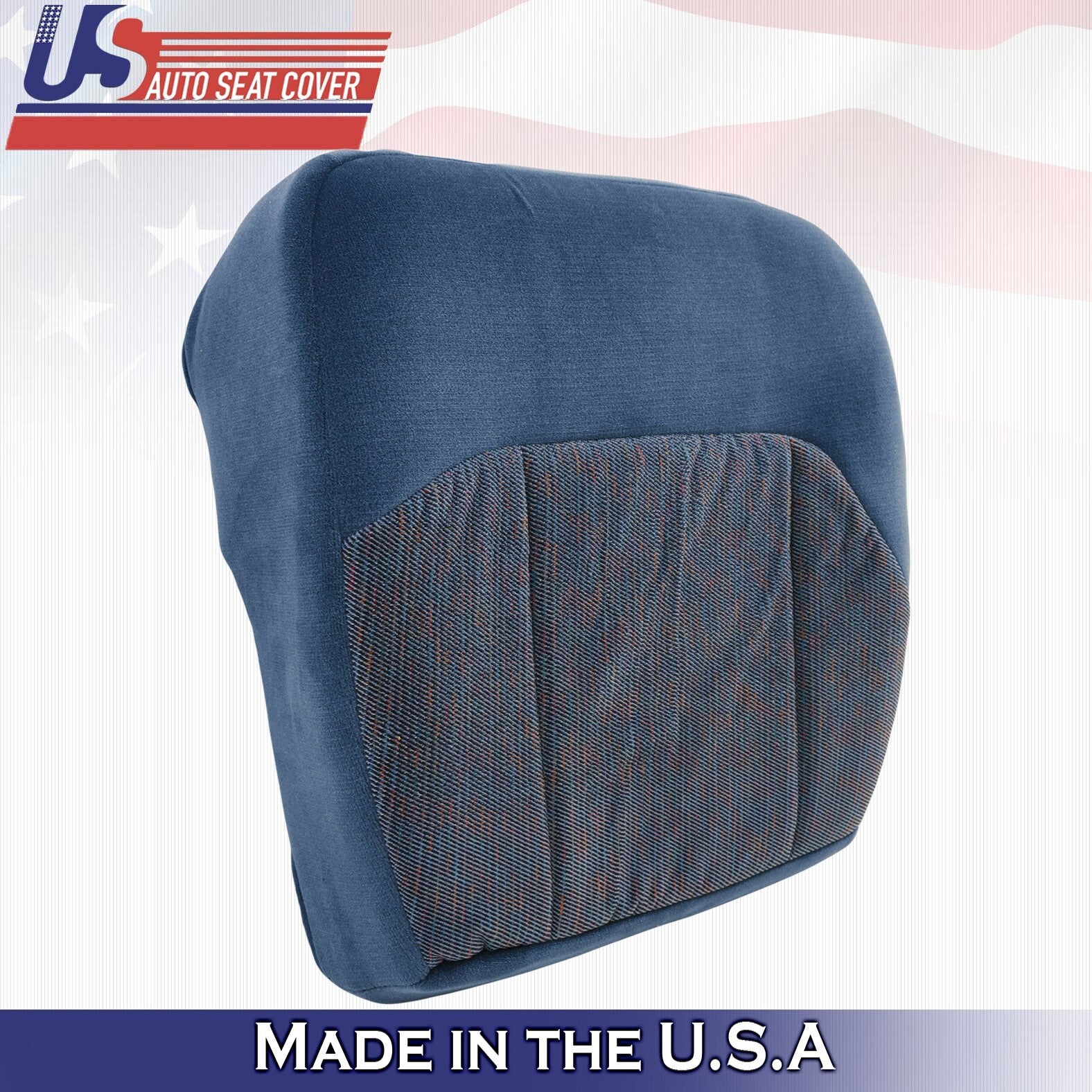 1994 1995 For Ford F150 F250 F350 F450 XLT Driver Bottom Cloth Seat Cover Blue