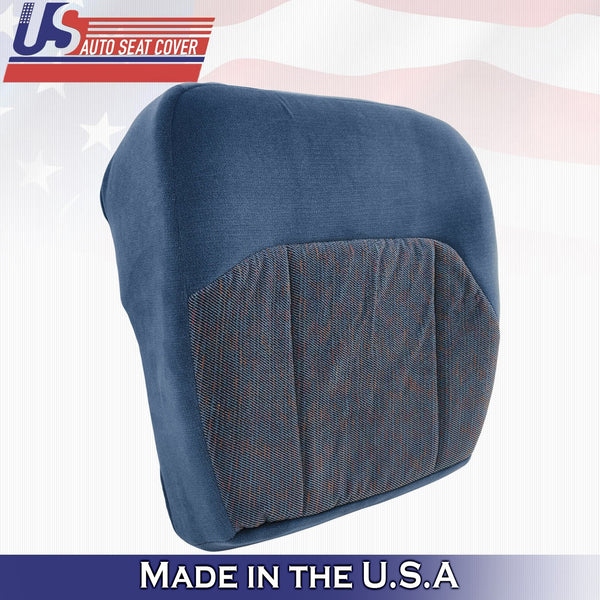 1994 1995 For Ford F150 F250 F350 F450 XLT Driver Bottom Cloth Seat Cover Blue