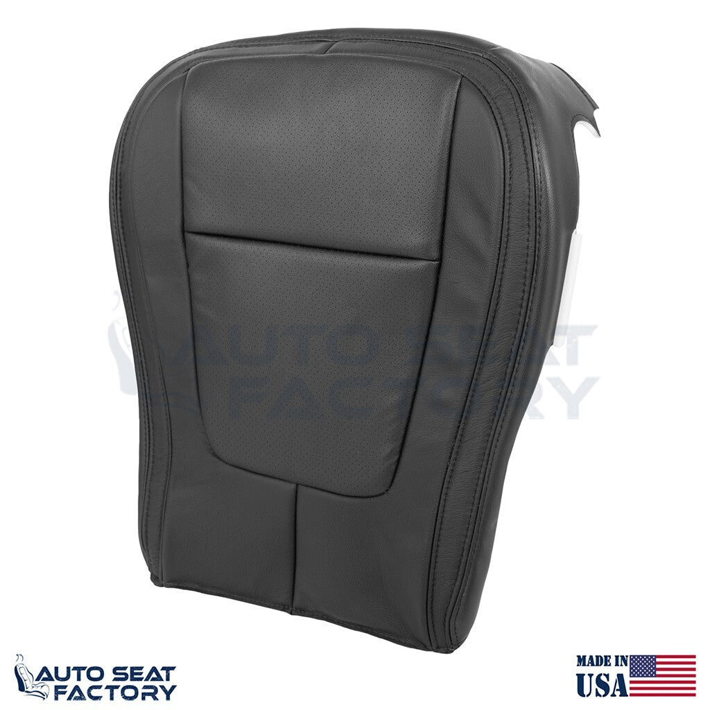 2009 - 2015 Fits Jaguar XF X2 RIGHT Bottom Black Vinyl Seat Cover, Perforated