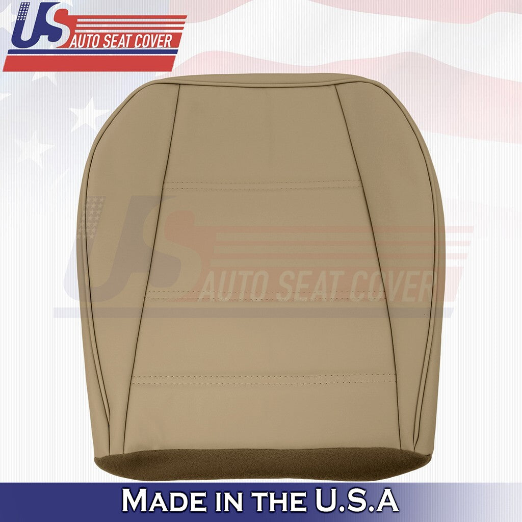 1999 -2004 FITS Ford Mustang V6 Driver Bottom Genuine Leather Seat Cover Tan
