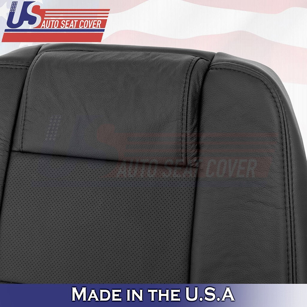 2007 2008 Fits Ford Explorer Sport Trac Driver Top Leather Seat Cover Black