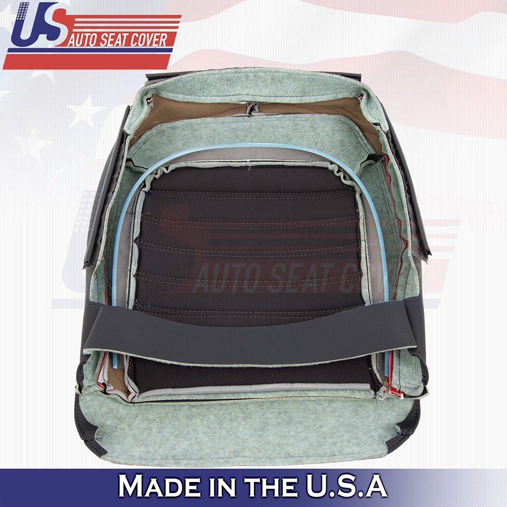2014 Fits Volkswagen Jetta GLI Front Set Bottoms Synthetic leather Cover Black