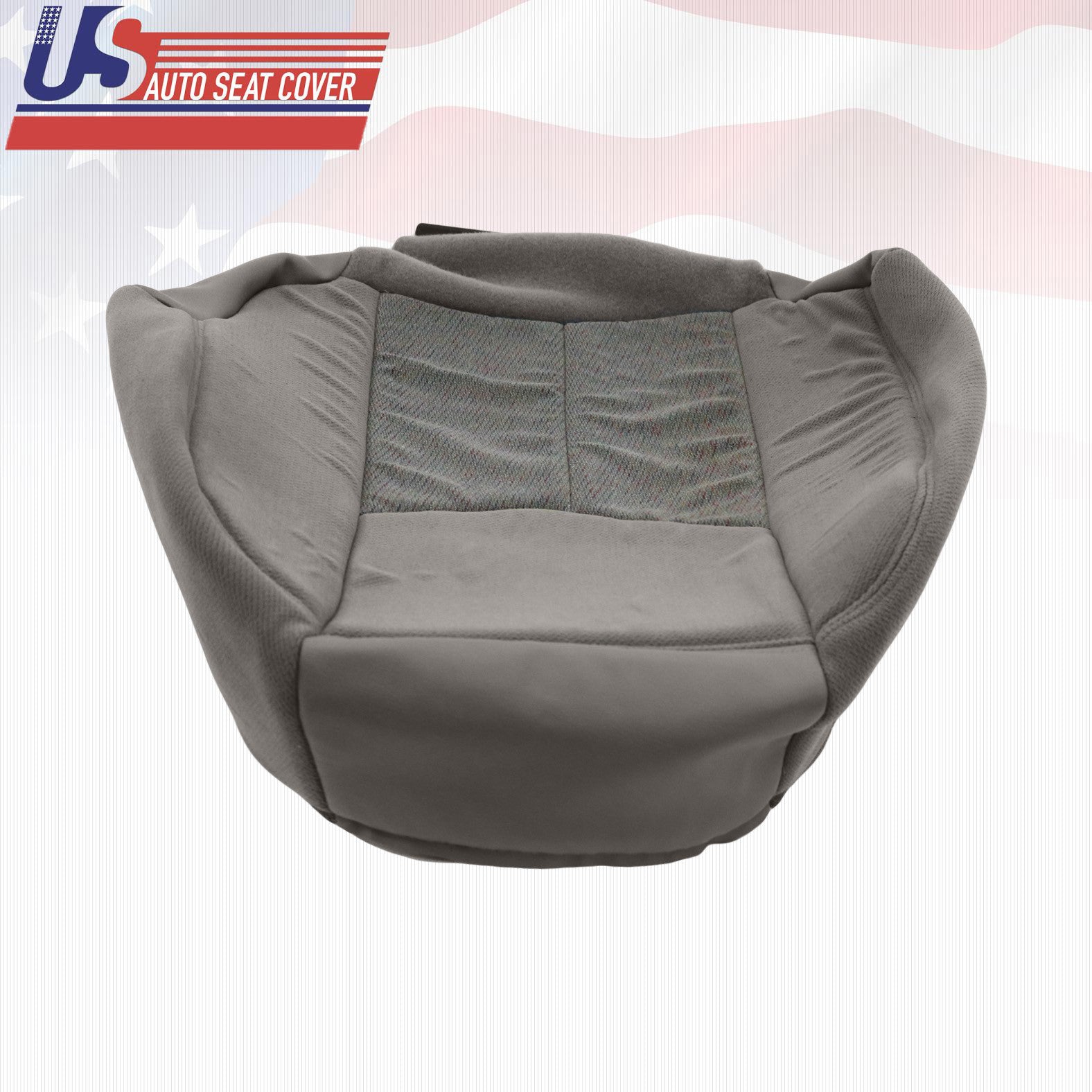 2003 2004 GMC Yukon XL 1500 Driver Bottom Fabric Replacement Seat Cover Gray