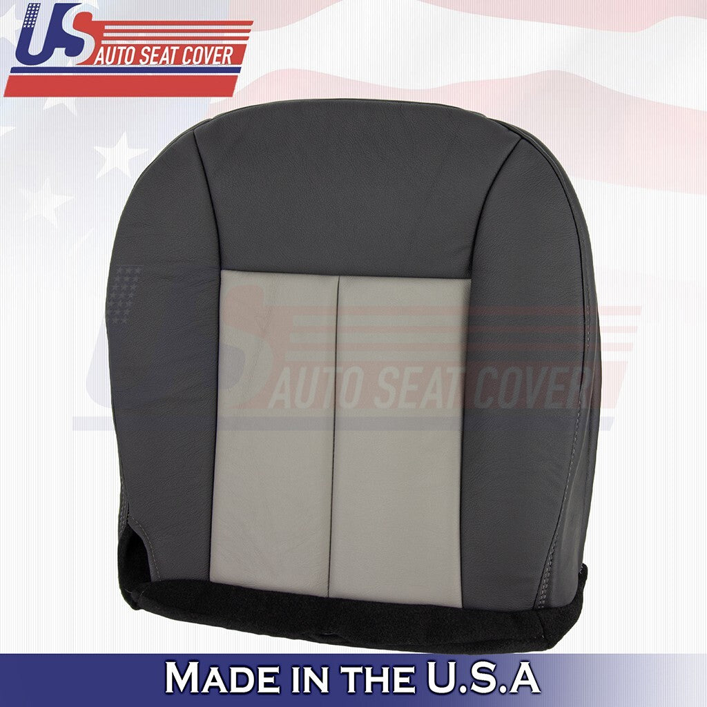 2002 to 2004 For Jeep Grand Cherokee Front Set Bottoms Leather Cover 2Tone Gray