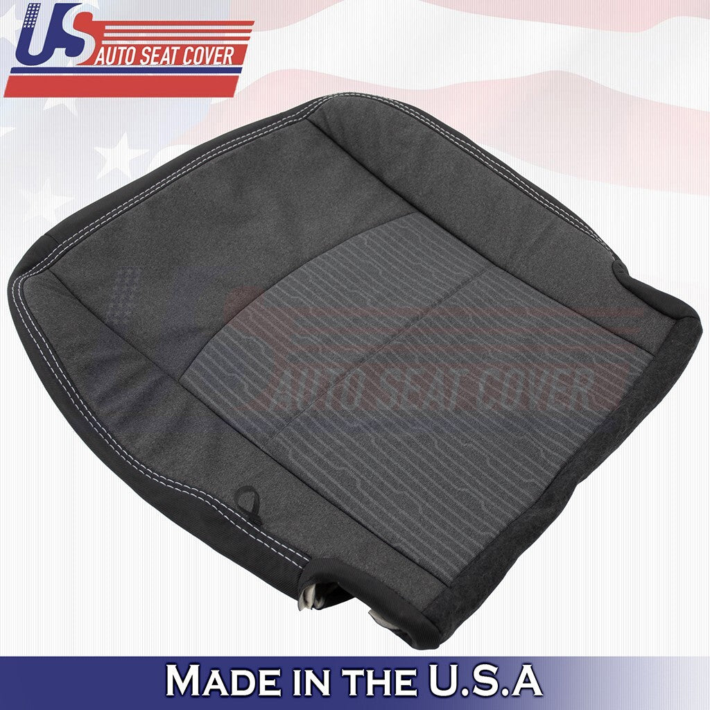 2023 2024 For Dodge Ram 1500 DRIVER & PASSENGER Bottoms Cloth Cover Gray