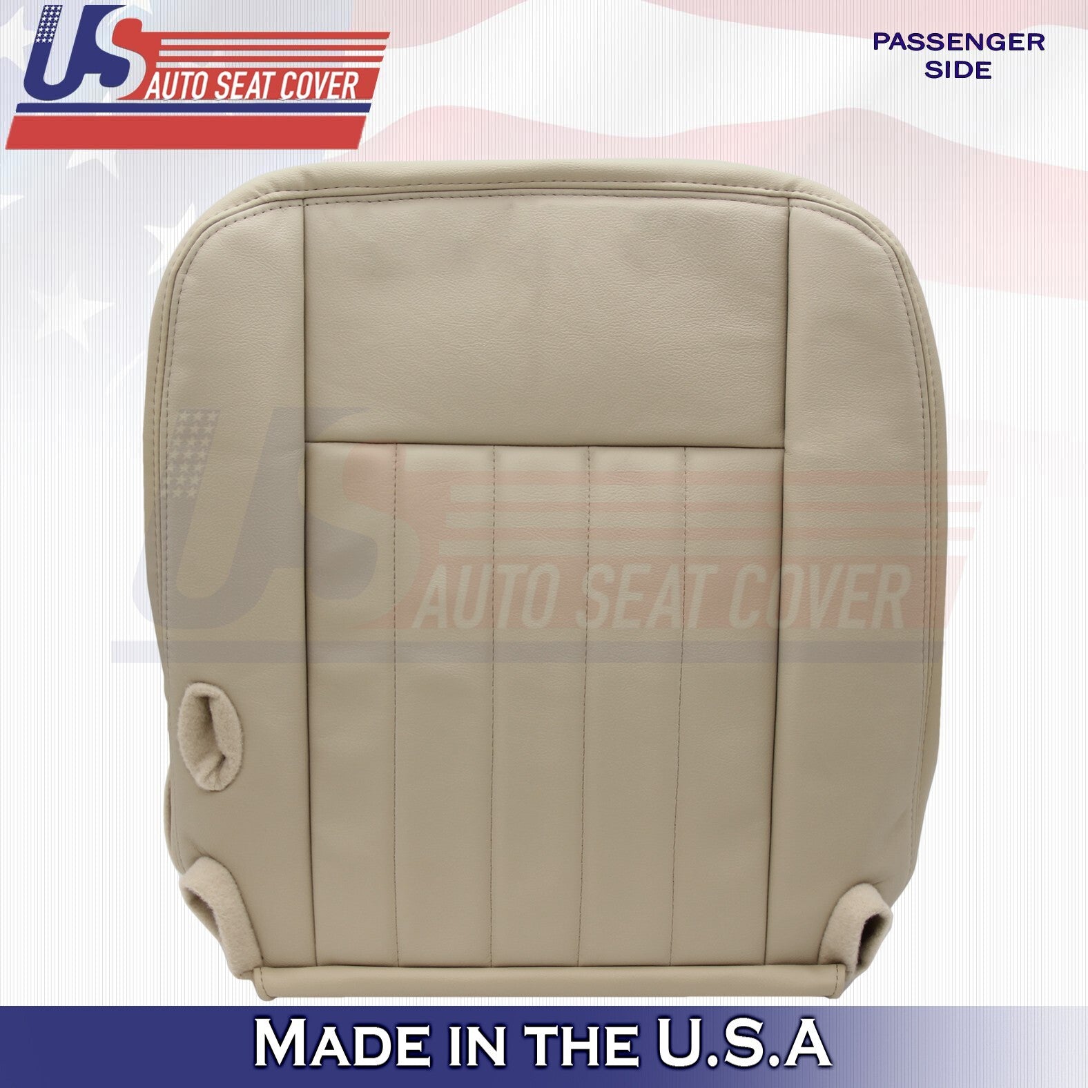 2003 2004 2005 Fits Lincoln Town Car Passenger Bottom Leather Cover Med Tan