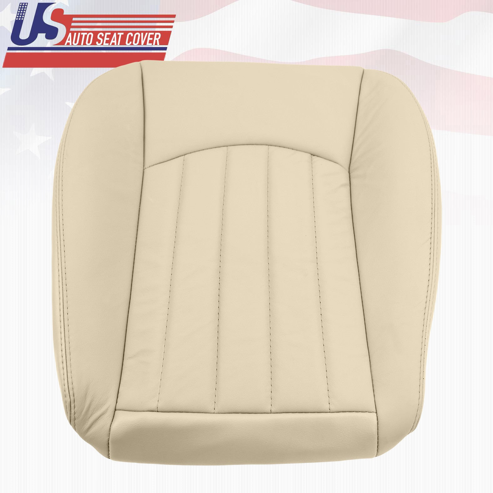 2002-2008 Jaguar X-Type Driver & Passenger Bottom (Vinyl) Seat Cover Light Tan