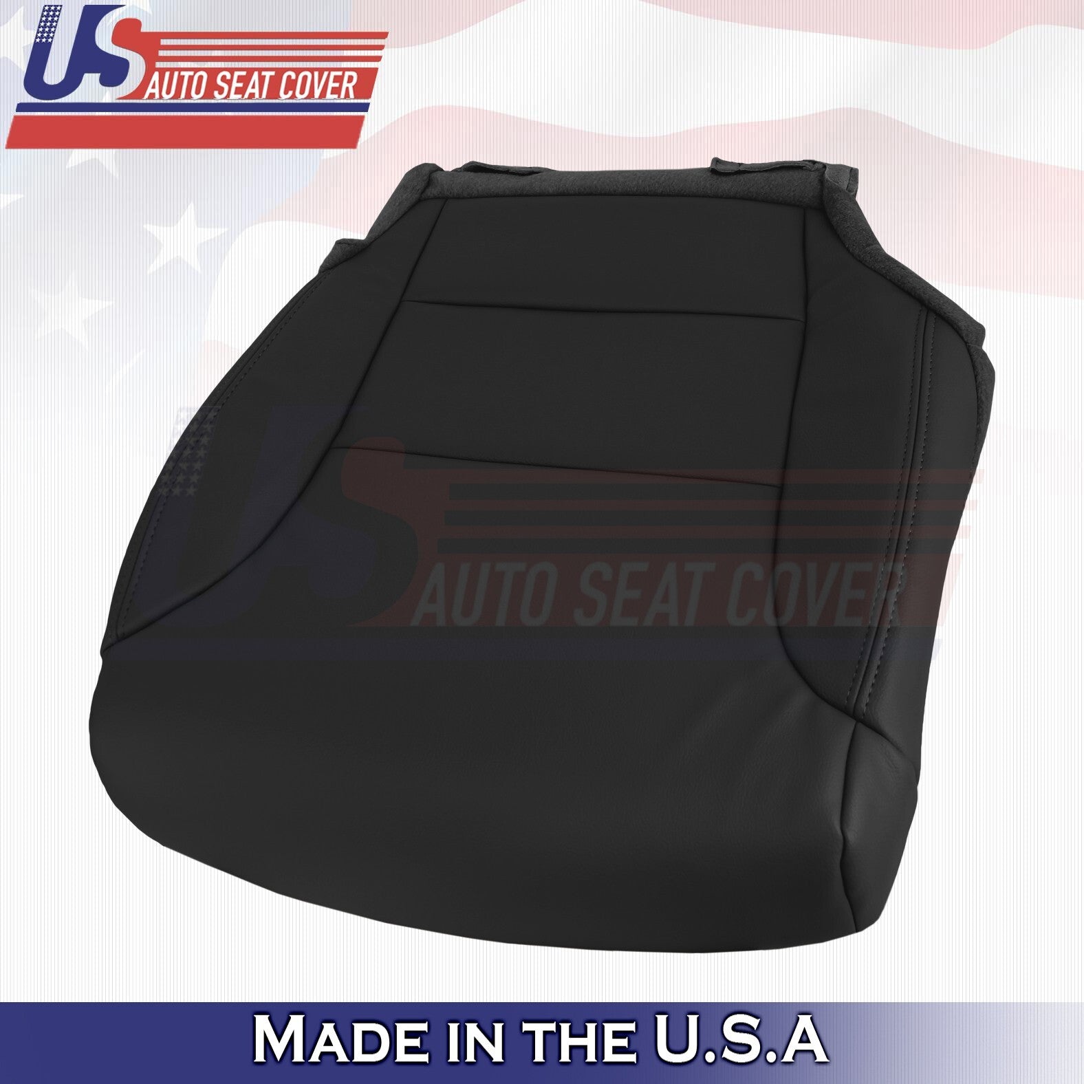 2012 to 2016 For Honda CR-V Front DRIVER Bottom Genuine Leather Seat Cover Black