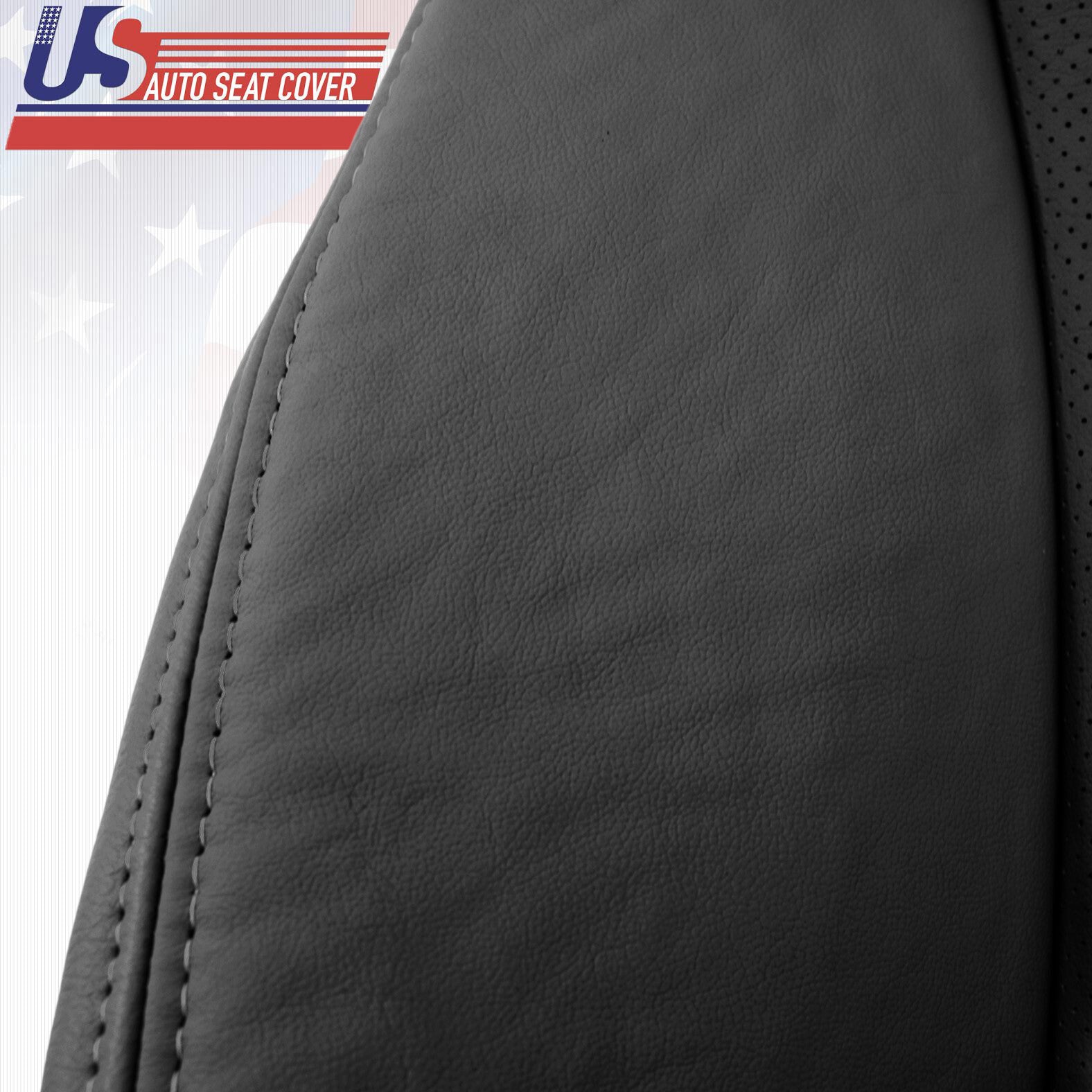 Black Driver Upper Back Leather Cover For: Lexus GS300 GS450 2008 2009 2010 2011