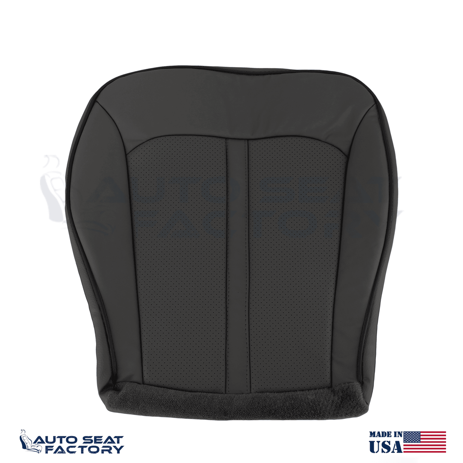 Replacement 2011 -2015 Lincoln MKX Perforated Black Vinyl Seat Covers 4PCS