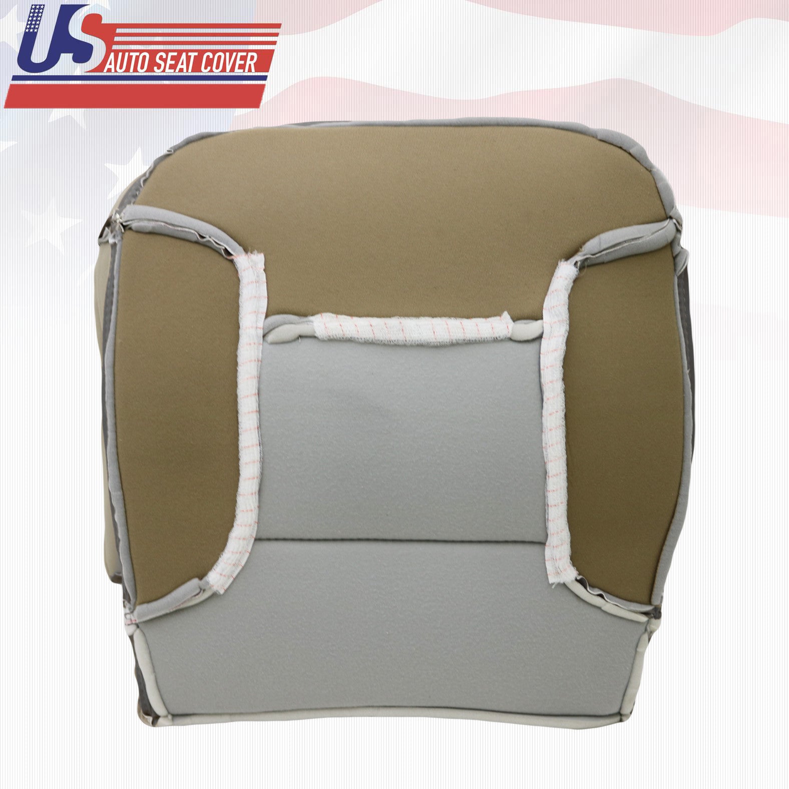 1992 1996 Ford Bronco Base Driver Passenger Bottom Seat Cover Perforated Dk.Gray