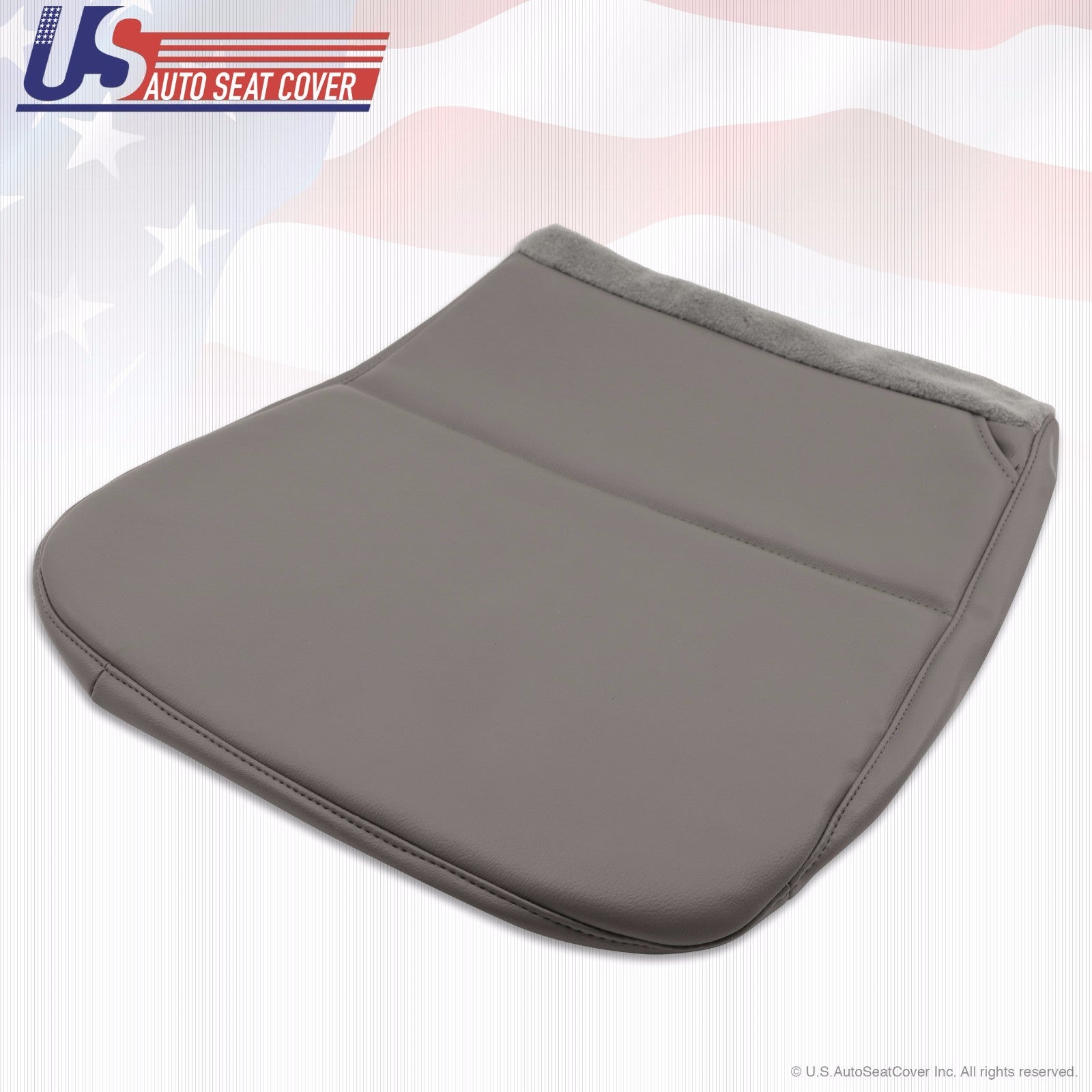2010 Ford F250 F350 F450 F550 XL Driver & Passenger Bottom Vinyl Seat Cover Gray