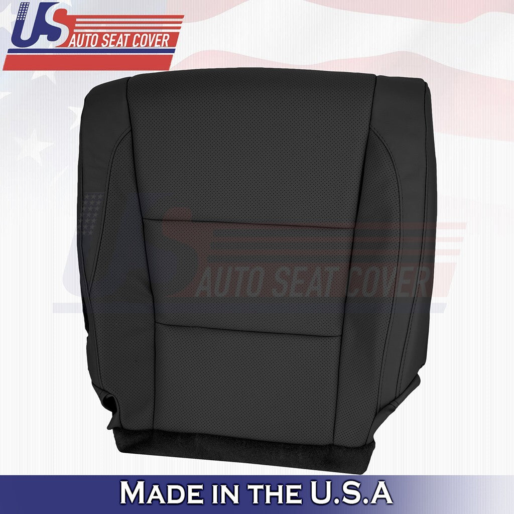2014 to 2019 For Toyota Highlander Passenger Bottom Vinyl w/Perf Cover Black