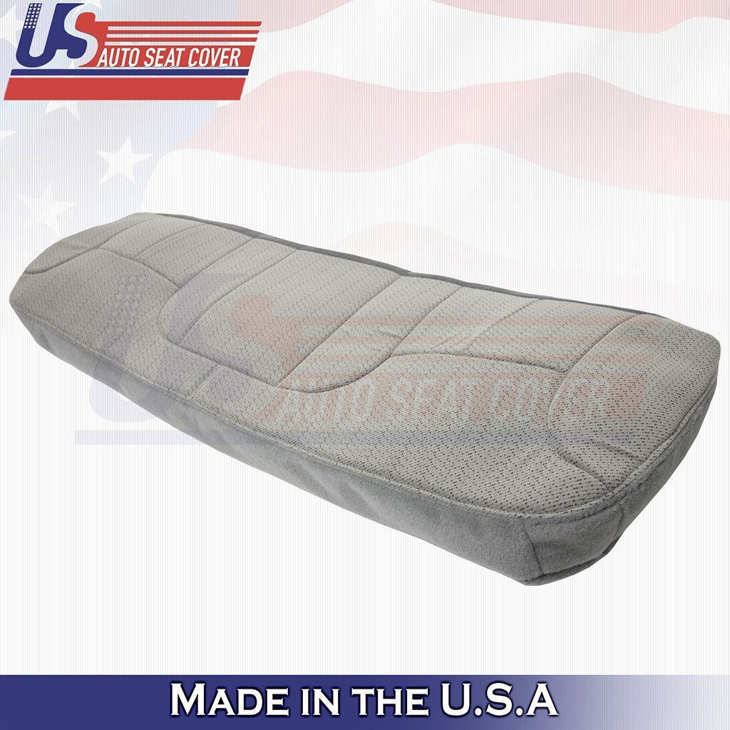 1995 to 2000 For Chevy Silverado C/K 1500 Rear Bench Bottom&Top Cloth Cover Gray