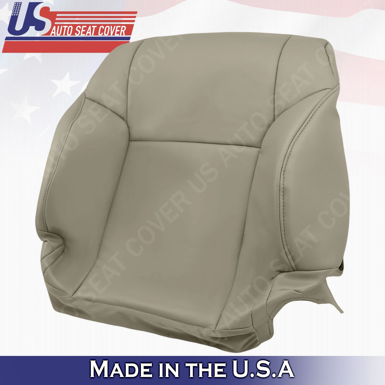 Fits 2006 2007 2008 2009 Toyota 4Runner Driver Top Leather Seat Cover Taupe
