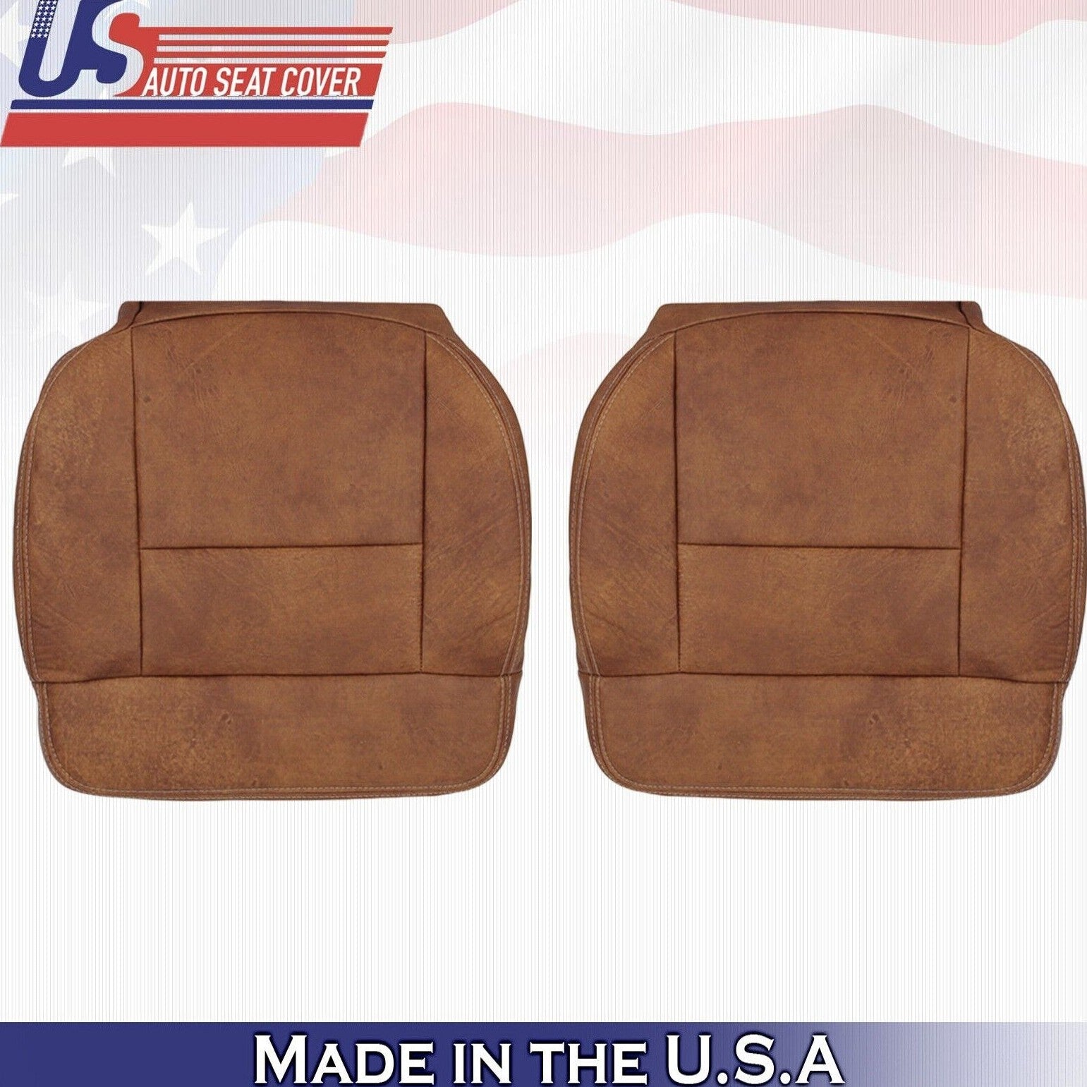 2004 to 2008 Fits Ford F150 King Ranch Driver & Passenger Bottoms Leather Cover