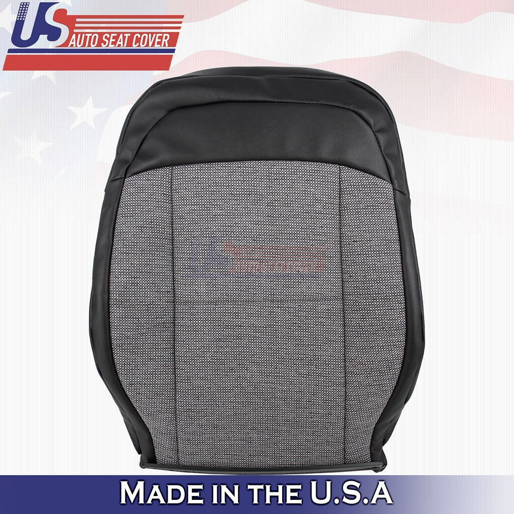 2014 to 2024 Fits Dodge Ram ProMaster PASSENGER Bottom/Top Cloth Cover Black