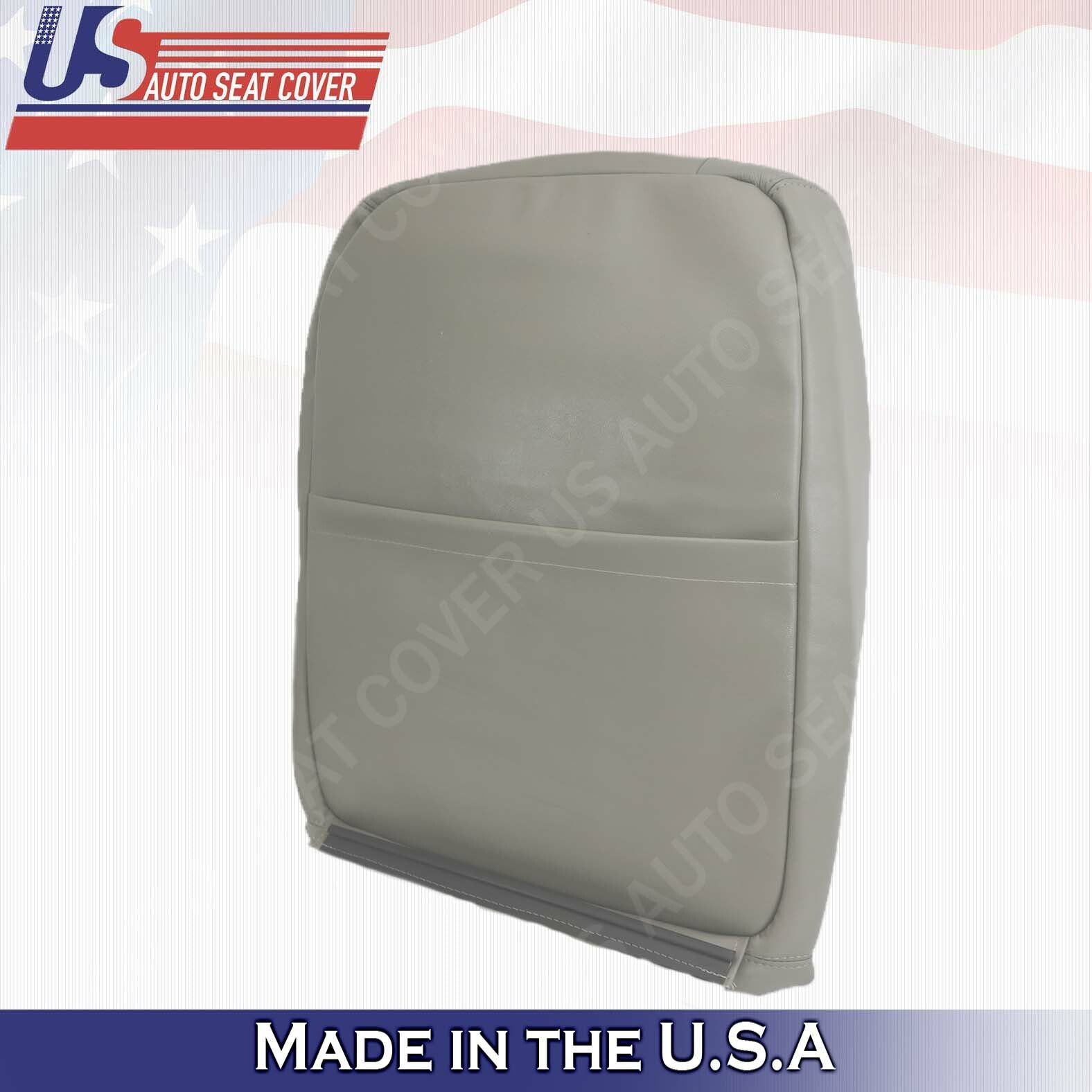 1994 1995 1996 For Chevy Impala Passenger Top Synthetic Leather Seat Cover Gray